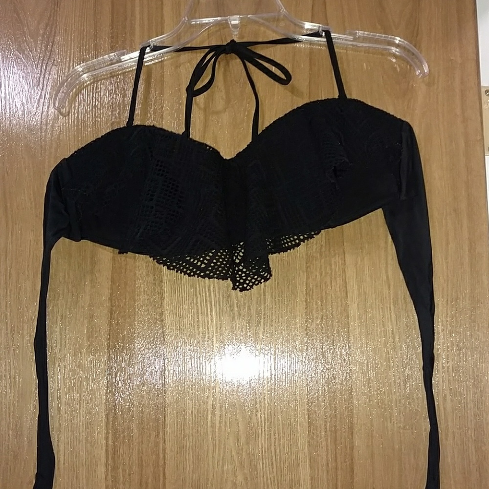 Tilly's- black swim top